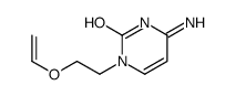 4-amino-1-(2-ethenoxyethyl)pyrimidin-2-one Structure