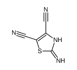 2-amino-1,3-thiazole-4,5-dicarbonitrile结构式