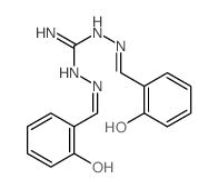 1,2-bis[(6-oxo-1-cyclohexa-2,4-dienylidene)methylamino]guanidine Structure