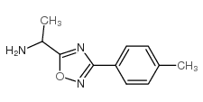 1-[3-(4-methylphenyl)-1,2,4-oxadiazol-5-yl]ethanamine Structure