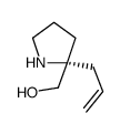 [(2R)-2-prop-2-enylpyrrolidin-2-yl]methanol Structure