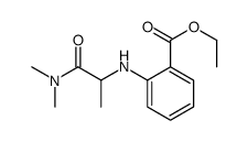 ethyl 2-[[1-(dimethylamino)-1-oxopropan-2-yl]amino]benzoate Structure