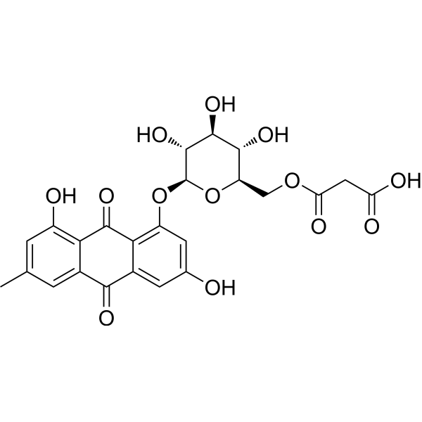 Emodin-8-O-(6'-methylma1onyl)-glucopyranoside picture