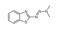 Benzothiazole, 2-(3,3-dimethyl-1-triazeno)- (7CI) Structure