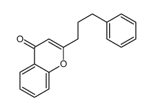 2-(3-phenylpropyl)chromen-4-one Structure