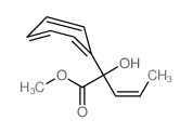 methyl (Z)-2-hydroxy-2-phenyl-pent-3-enoate Structure