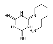 2-N-(6-aminohexyl)-1,3,5-triazine-2,4,6-triamine结构式