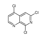 4,6,8-Trichloro-1,7-naphthyridine Structure