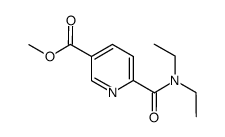 methyl 6-[(diethylamino)carbonyl]nicotinate结构式