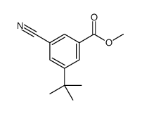 methyl 3-tert-butyl-5-cyanobenzoate结构式