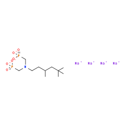 [[(3,5,5-trimethylhexyl)imino]bis(methylene)]bisphosphonic acid, sodium salt Structure