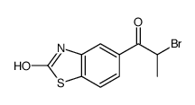 5-(2-bromopropanoyl)-3H-1,3-benzothiazol-2-one结构式