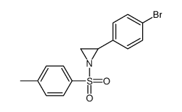 2-(4-bromophenyl)-1-(4-methylphenyl)sulfonylaziridine Structure