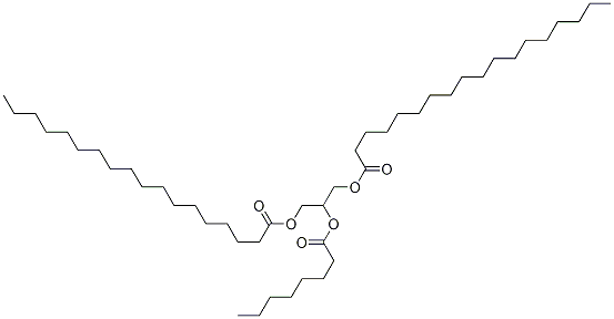 2-OCTANOYL-1,3-DISTEARIN结构式