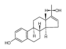 19-Norpregna-1,3,5(10),16-tetraen-3,20α-diol结构式