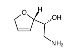 (R)-2-amino-1-[(S)-2,5-dihydrofuran-2-yl]ethanol结构式