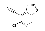 5-chlorothieno[2,3-c]pyridine-4-carbonitrile结构式