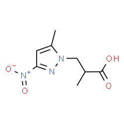 2-Methyl-3-(5-methyl-3-nitro-1H-pyrazol-1-yl)propanoic acid picture