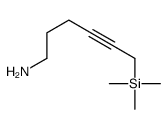 6-trimethylsilylhex-4-yn-1-amine结构式