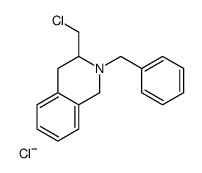 2-BENZYL-3-(CHLOROMETHYL)-1,2,3,4-TETRAHYDROISOQUINOLINE HYDROCHLORIDE结构式