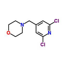 4-((2,6-二氯吡啶-4-基)甲基)吗啉结构式