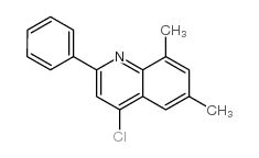 4-Chloro-6,8-dimethyl-2-phenylquinoline Structure
