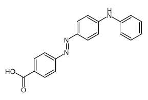 4-[(4-anilinophenyl)diazenyl]benzoic acid结构式