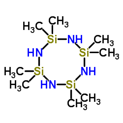 octamethylcyclotetrasilazane structure