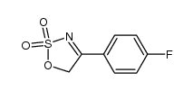 4-(4-fluorophenyl)-5H-[1,2,3]oxathiazole 2,2-dioxide Structure