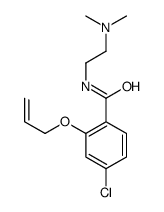 2-(Allyloxy)-4-chloro-N-[2-(dimethylamino)ethyl]benzamide结构式