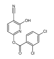 (5-cyano-6-oxo-1H-pyridin-2-yl) 2,4-dichlorobenzoate结构式