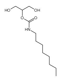 1,3-dihydroxypropan-2-yl octylcarbamate Structure