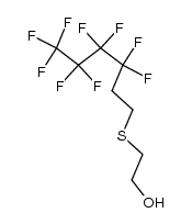 2-[(3,3,4,4,5,5,6,6,6-nonafluorohexyl)sulfanyl]ethanol Structure