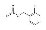 2-fluorobenzyl nitrate结构式