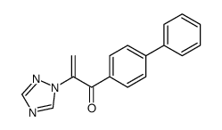 1-(4-phenylphenyl)-2-(1,2,4-triazol-1-yl)prop-2-en-1-one Structure