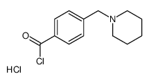 4-(piperidin-1-ylmethyl)benzoyl chloride,hydrochloride结构式