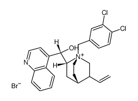 N-[3,4-dichlorobenzyl]cinchoninium bromide结构式