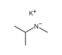 potassium isopropyl(methyl)amide Structure
