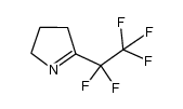 2-(pentafluoroethyl)-3,4-dihydro-2H-pyrrole结构式