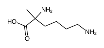 Lysine, 2-methyl- (9CI) Structure