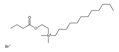 2-butanoyloxyethyl-dodecyl-dimethylazanium,bromide Structure