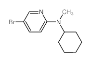 5-Bromo-N-cyclohexyl-N-methylpyridin-2-amine Structure