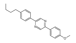 2-(4-butylphenyl)-5-(4-methoxyphenyl)pyrazine结构式