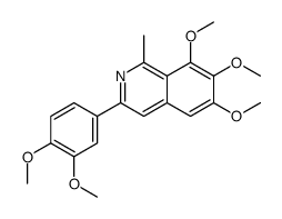 3-(3,4-dimethoxyphenyl)-6,7,8-trimethoxy-1-methylisoquinoline Structure