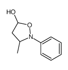 3-methyl-2-phenyl-1,2-oxazolidin-5-ol Structure