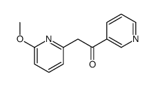 2-(6-methoxypyridin-2-yl)-1-(pyridin-3-yl)ethanone结构式
