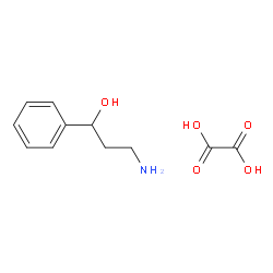 3-Amino-1-phenylpropan-1-ol oxalate Structure