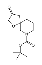 1-Oxa-7-azaspiro[4.5]decane-7-carboxylic acid, 3-oxo-, 1,1-dimethylethyl ester structure