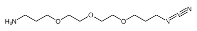 Azido-C1-PEG3-C3-NH2结构式