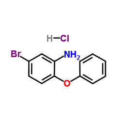5-Bromo-2-phenoxyaniline hydrochloride (1:1)结构式